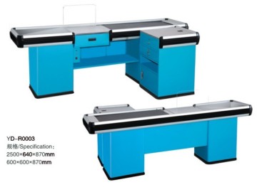 Electric cash checkout register desk