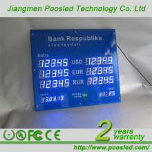 Digital LED Exchange Rate Display for Bank Sign