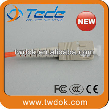 Manufacturing duplex or simplex sc sx mm fiber optic patch cord