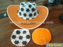 orange holland foldable hat