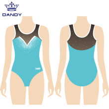 Girls comp sleeveless leotards