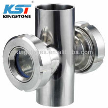 ss sanitary cross sight glass