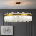 LEDER Glass Modern Unique Chandelier