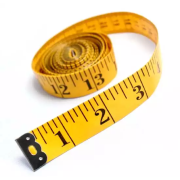 Pita pengukur metrik paling populer dengan tubuh plastik ABS dan kait magnetik