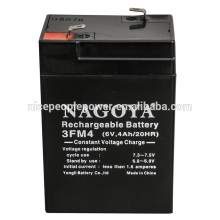 6v4.5ah 20hr rechargeable battery for ups battery, led light battery