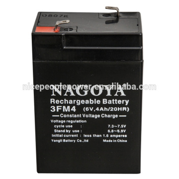 6v4.5ah 20hr rechargeable battery for ups battery, led light battery