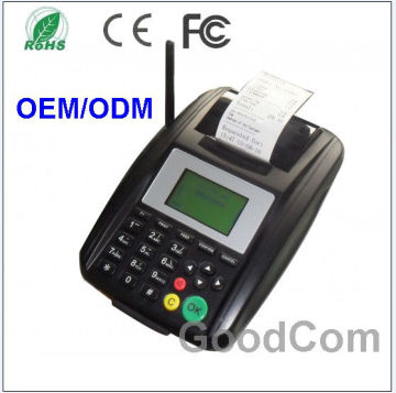Wireless GPRS terminal for remote orders receive and print