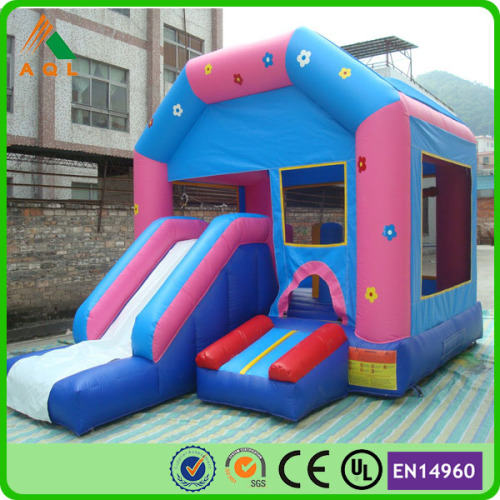 Pink jumping castle commercial/ jumping product for baby/ jumping caslte