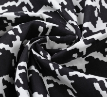 16mm Digital Printed Silk Dupioni Fabric