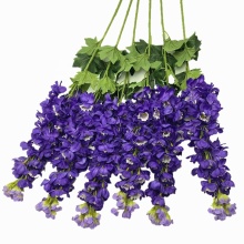 Large Artificial Blue Purple Delphinium Flower with Long Stem