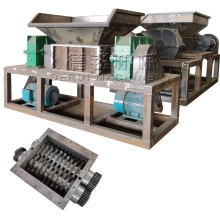 Electric Waste Shredder for Scrap Aluminum and Hard Drives