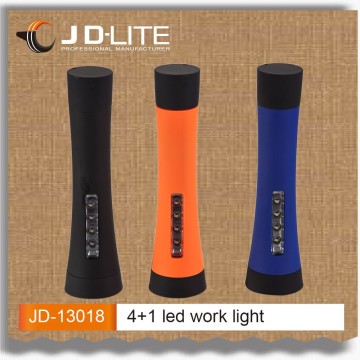 Colorful working lamp 3* AAA battery operated emergency torch light