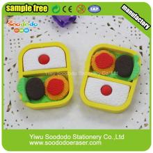 New Design Wholesale Food Shaped Eraser Chinese Factory
