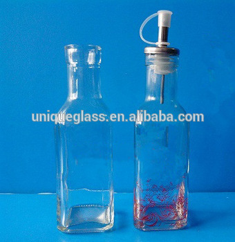 food safety glass bottle for vinegar storage kitchen ware
