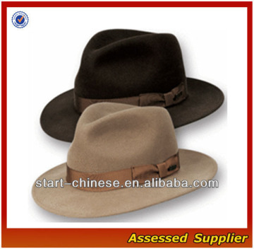 ZD065 fedora hats wholesale/ fedora snapback hats