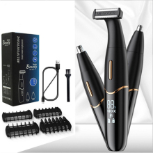 Multifunction Rechargeable Waterproof Beard Electric Razor