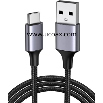 Type C Fast Charger Nylon Braided Cord