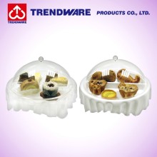 Acrylic Pastry Display Tray with Cover