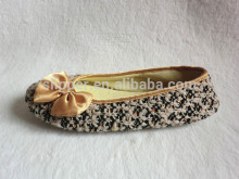 2016 latest special material ballet shoes indoor girl shoes-popcorn&sequin