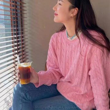 RL Ruff Pony Embroidered Autumn Winter Pullover for Women