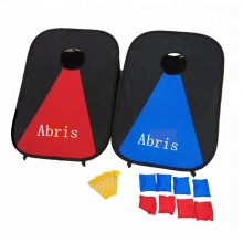 Collapsible Portable Cornhole Game Set with 8 Sand Bags, Boards, and Carry Bag