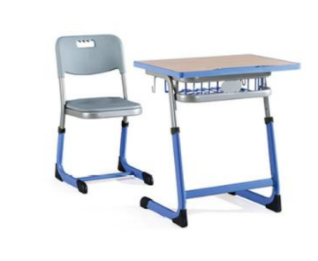 (Furniture) Adjustable school table and chair