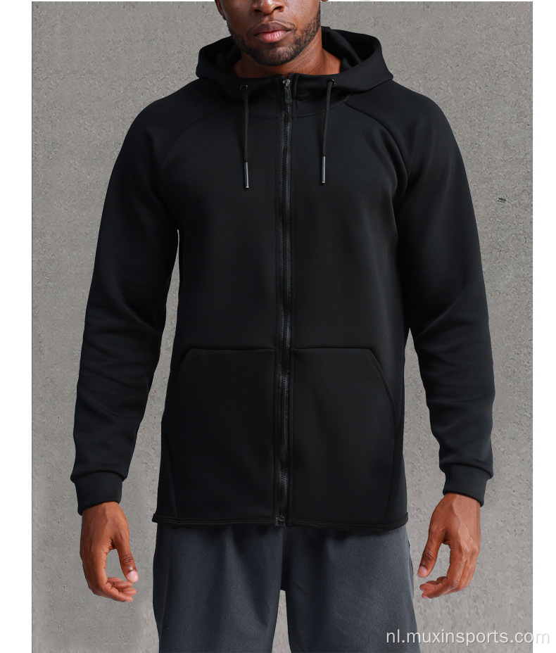 Volledige zip mannen met lange mouwen Hoodies Casual hoodies