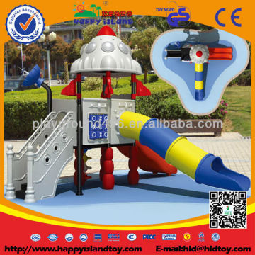 Funny outdoor playground equipment with slide