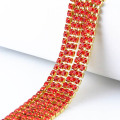 Strass Roll Diamond Cup Chain AB Stone