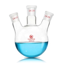 250ml Pyrex Glass Volumetric Flask - 3 Neck Round Bottom for Alcohols