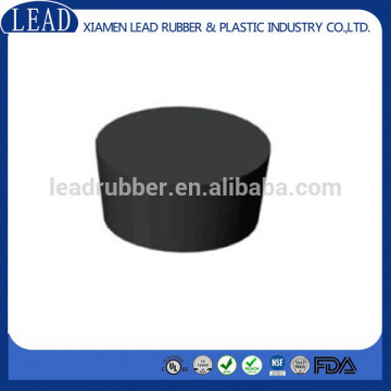 black color cylindrical epdm rubber cover