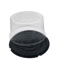 Clear Plastic Mini Cupcake Container - Blister Packaging Cake Box With Dome Lid