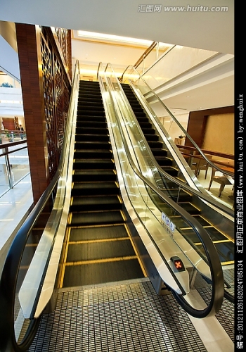 low noise indoor escalator