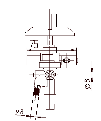 gas heater valve with thermocouple and knob pilot burner control safety valve