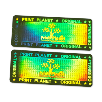 Holographic Stickers: Bulk Security Vinyl Authentic 3D Holographic Labels