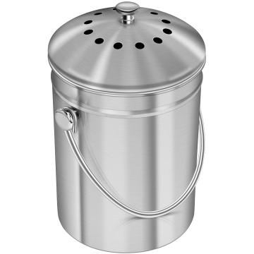 Stainless Steel Kitchen Compost Bin