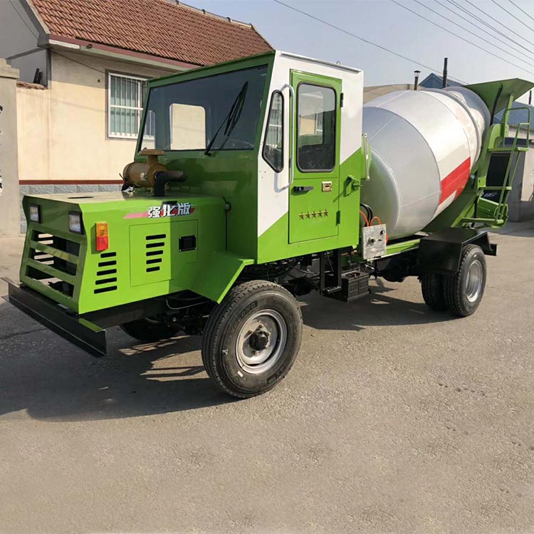 mortar material stirring truck Hydraulic concrete mixing vehicle be used for mixing and transportation