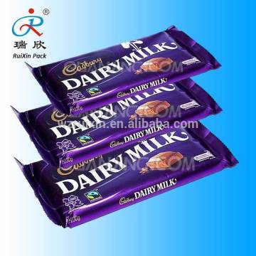 Flexible packing, chocolate bar packaging,