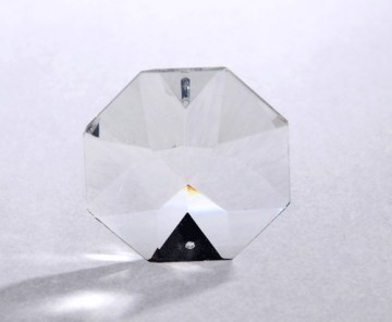 Audrey crystal octagon bead for window curtains