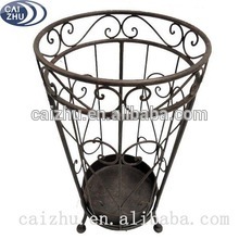 High quality beautiful metal power coated round umbrella holder
