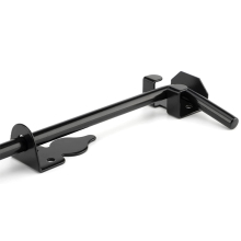 Black Door Hardware Pack: Latch, Lock, Magnet, Bolt, and Fence Gate Anchor