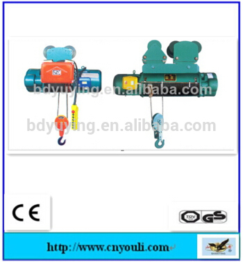 Mini Electric Hoist Wire Rope Lifting Equipment