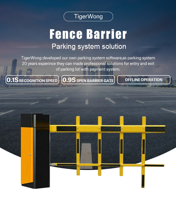 Parking Lot Barrier Boom Barrier Specification