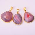 Natural Drusy Cave Agate jewelry pendant Necklace