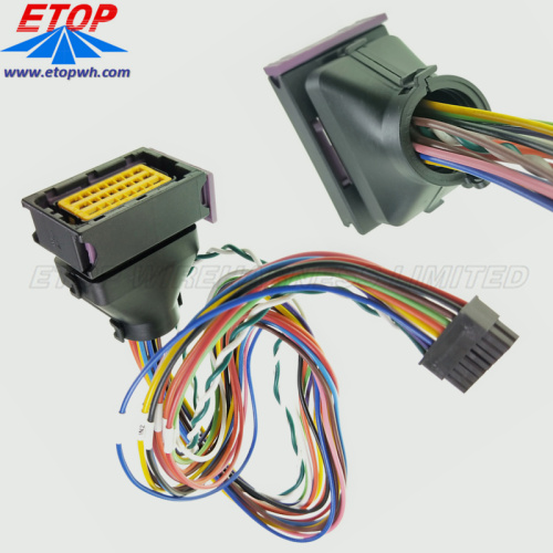 Anpassad 24pin ECU-anslutningskabelaggregat