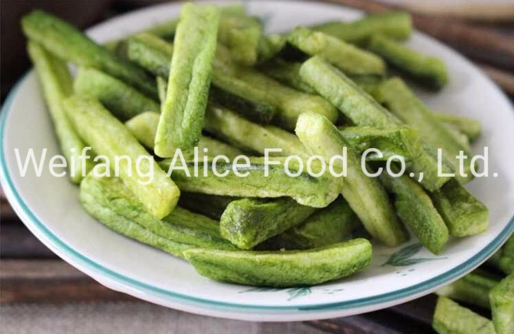 Hot Sale Vacuum Fried Foods Vf Green Radish Sticks