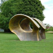 Home or garden decor bronze henry moore abstract sculpture