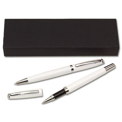 Stylish aluminum ballpoint and rollerball