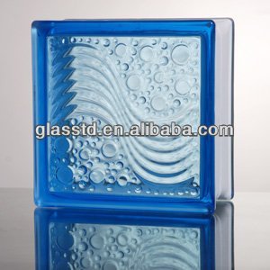 Solid glass block for bars