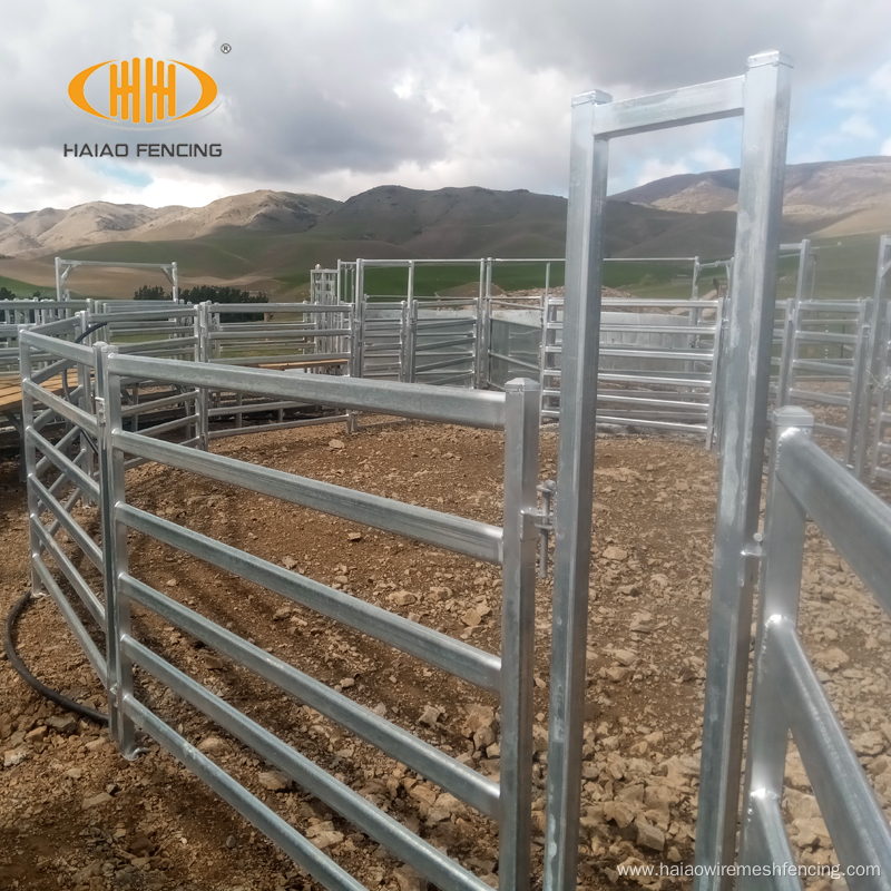 Cheap galvanized farm panel cattle fence panels